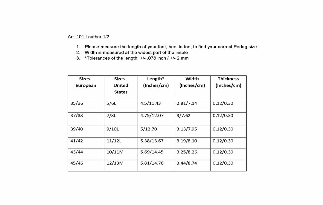 Leather 1/2 – Breathable Leather Forefoot Pad (1 Pair)