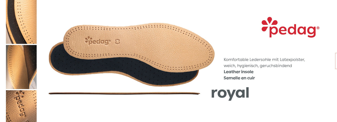 Royal - Premium Sheepskin Leather Shoe Liner with Odor Control