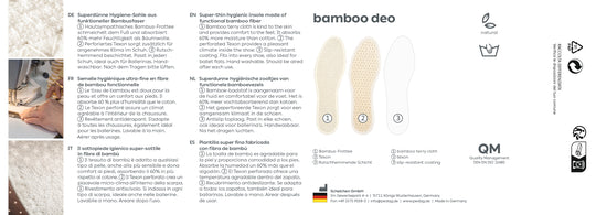 Bamboo Deo - Ultra Thin Hygenic Insole