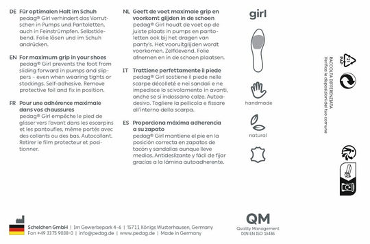 Girl - Anti-slip Forefoot Grip Pad for High Heels (1 Pair)