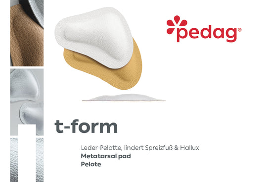 T-Form - Leather Metatarsal Arch Pad for Ball-of-Foot Pain Relief (1 Pair)