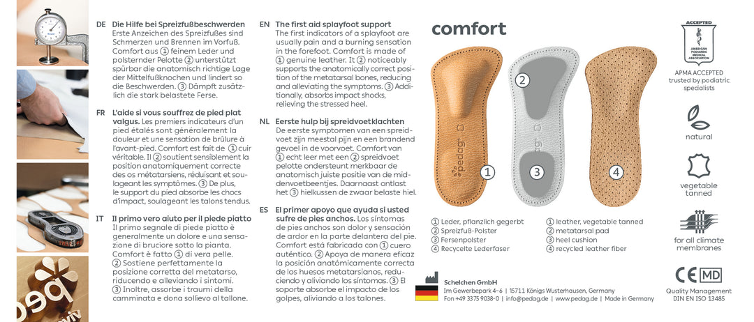Pedag-Comfort | Metatarsal Arch Support Insole