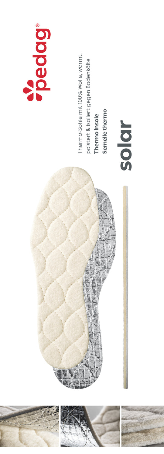 Solar - Thermal Three Layer Insulating Insole