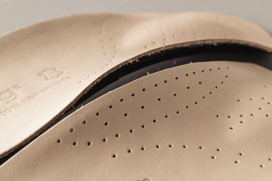 Viva Mini - Slim 3/4 Leather Orthotic Insole for Dress Shoes & Tight-Fitting Footwear
