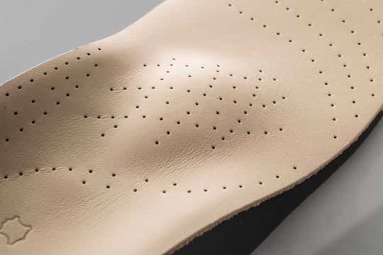 Viva - Medium, High and Low | Leather Orthotic Insole - German Made Arch Support for Dress Shoes and Boots