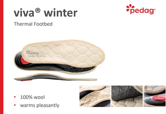 Viva Winter - Thermal Orthotic Insole with Arch Support for Cold Weather