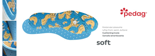 Kids Soft - Flat Latex Insole for Children