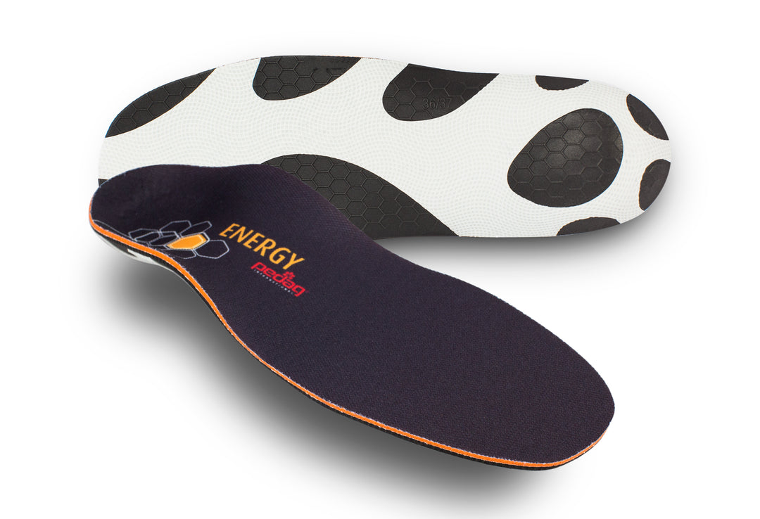 SPORTSLINE Energy - Premium Performance Insole with Heel Cup for High-Impact Sports