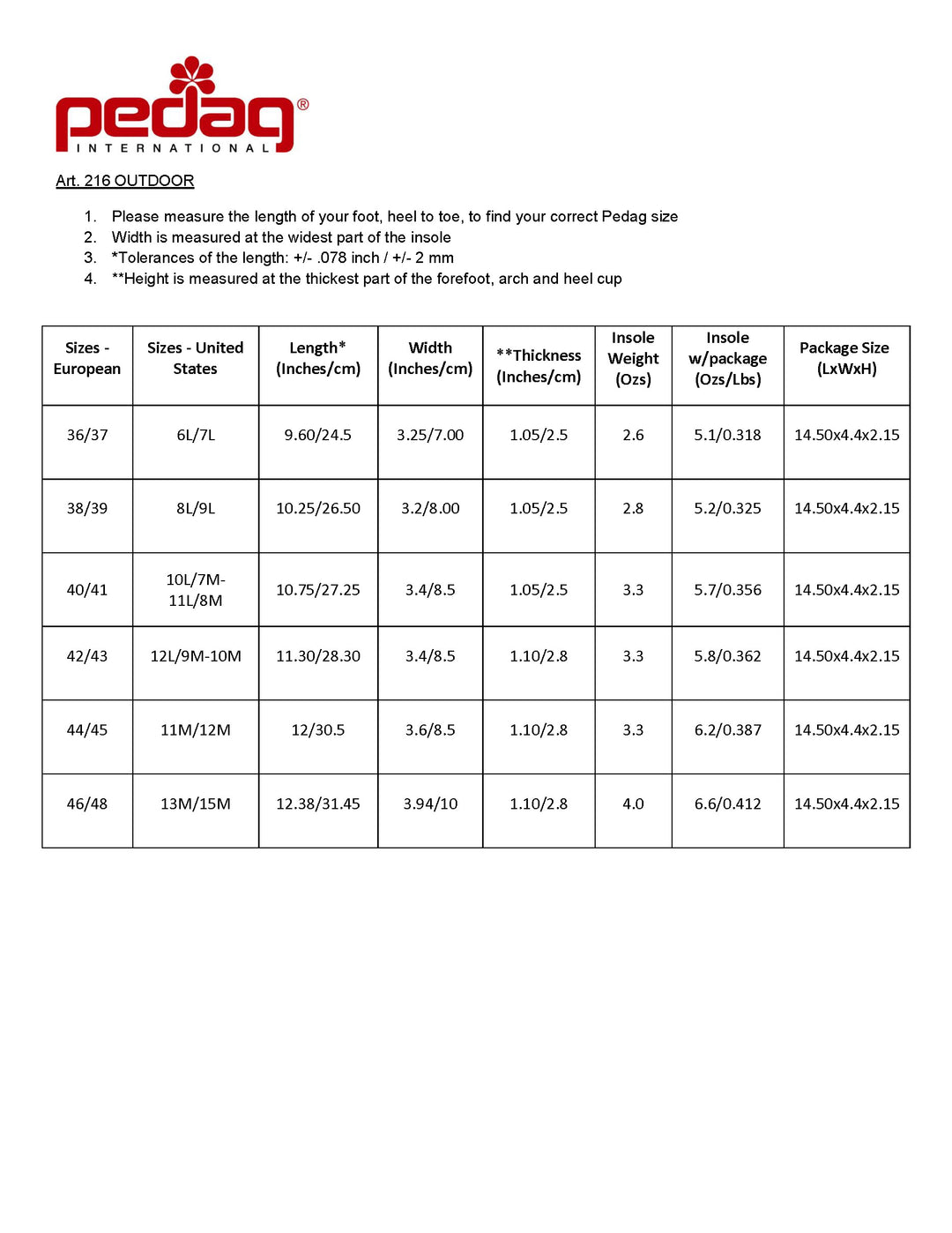Outdoor Sportsline -  High Performance Orthotic Insole with Heel Cup for Outdoors