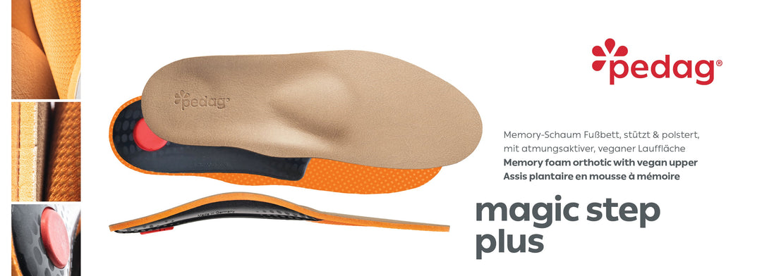 Magic Step Plus – Cushioned Arch Support Insole with Memory Foam
