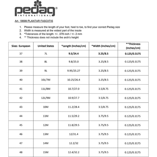 Plantar Fasciitis Orthotic Insole with Anti Odor Activated Carbon, Heat Moldable Arch Support for Pain Relief