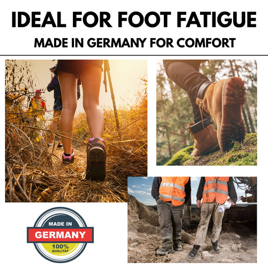 Plantar Fasciitis Orthotic Insole with Anti Odor Activated Carbon, Heat Moldable Arch Support for Pain Relief