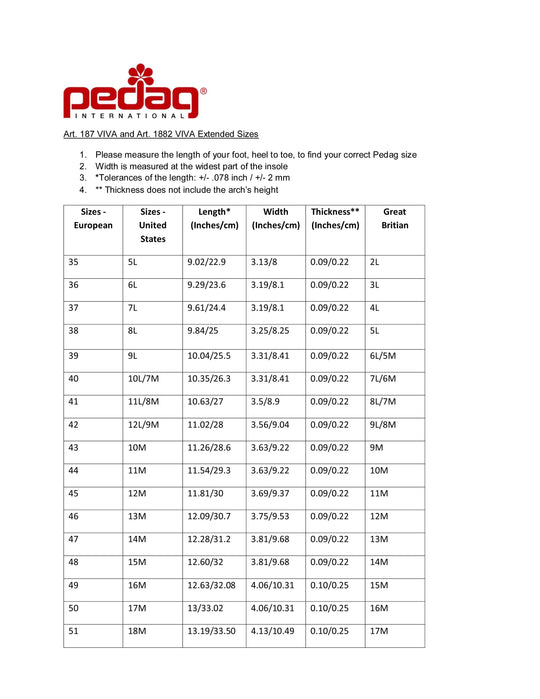 Viva - Medium, High and Low | Leather Orthotic Insole - German Made Arch Support for Dress Shoes and Boots