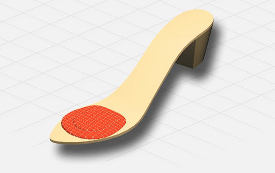 Girl - Anti-slip Forefoot Grip Pad for High Heels (1 Pair)