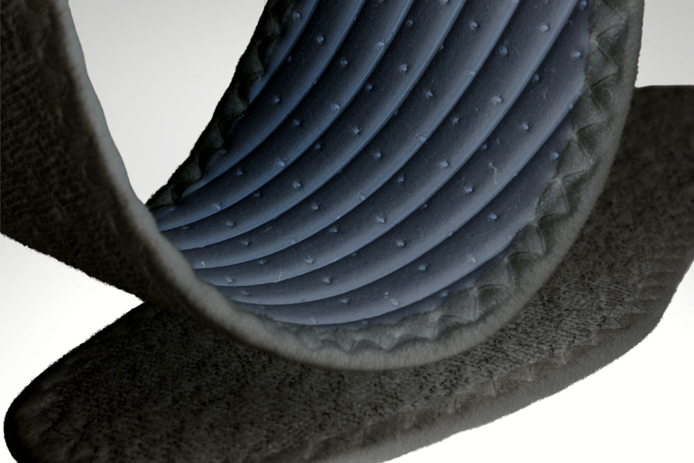 Summer - Cotton Flat Insole with Perforated Latex Cushion Sockless Shoe Liner