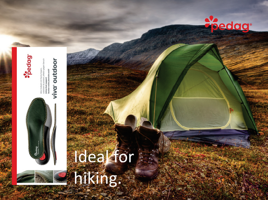 Viva Outdoor - Low Profile Orthotic Insole for Hiking, Golf & Outdoor Activities