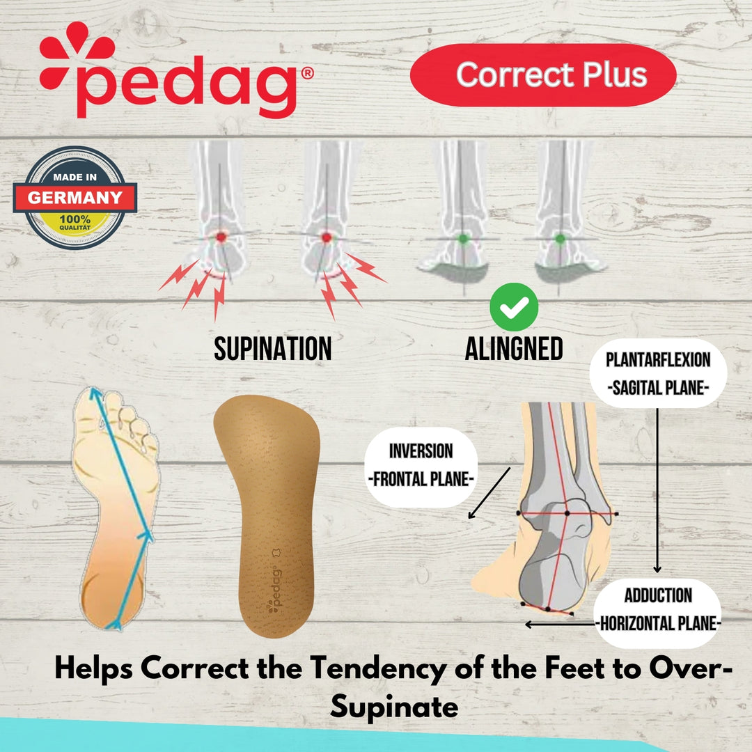 Correct Plus – 3/4 Orthotic for Over-Supination