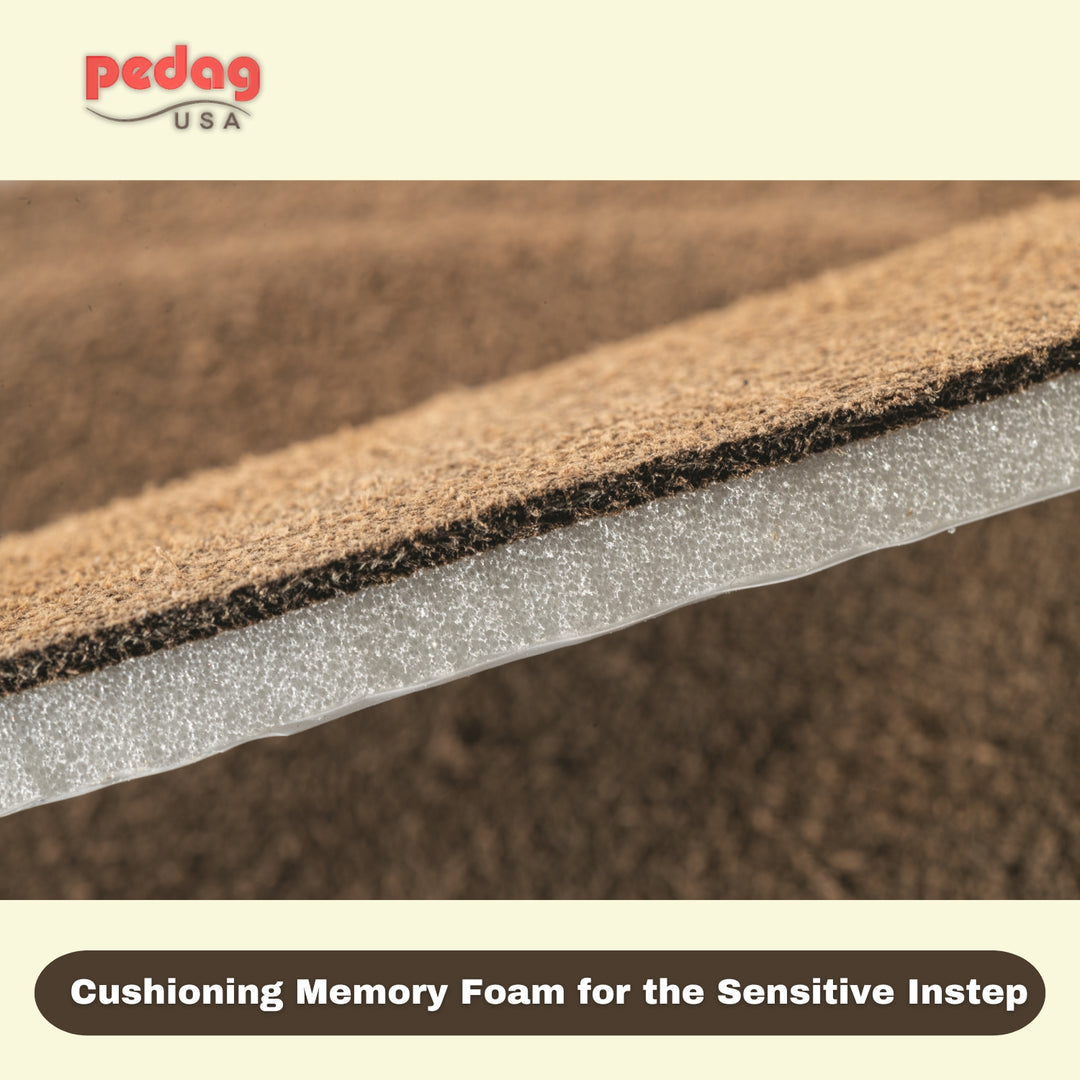 Supra - Suede Tongue Pad with Memory Foam for Loose Fitting Shoes (1 Pair)