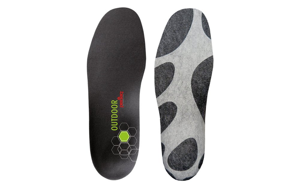 SPORTSLINE Outdoor - Premium Heat-Moldable Hiking Insole with Heel Cup