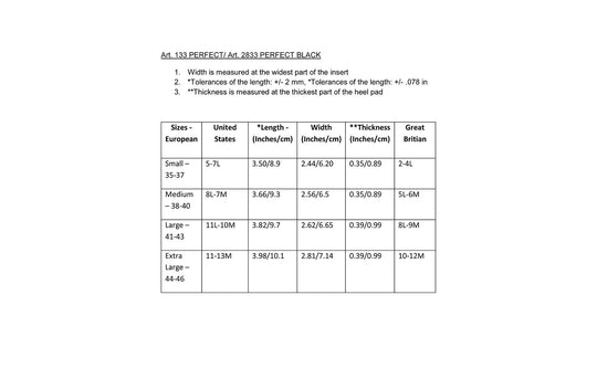 Perfect – Leather Heel Pad with Latex Cushion (1 Pair)