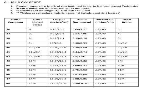 Viva Sport Orthotic Insole - German Made Sports Insole for Running, Training & Active Lifestyles