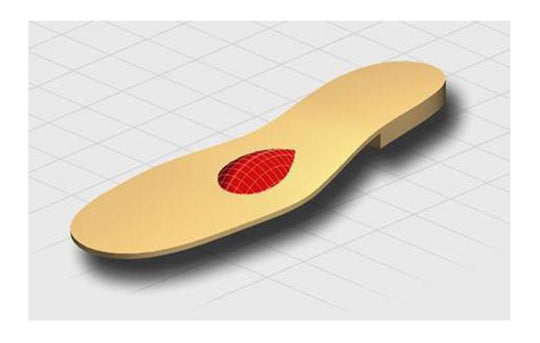 T-Form - Leather Metatarsal Arch Pad for Ball-of-Foot Pain Relief (1 Pair)