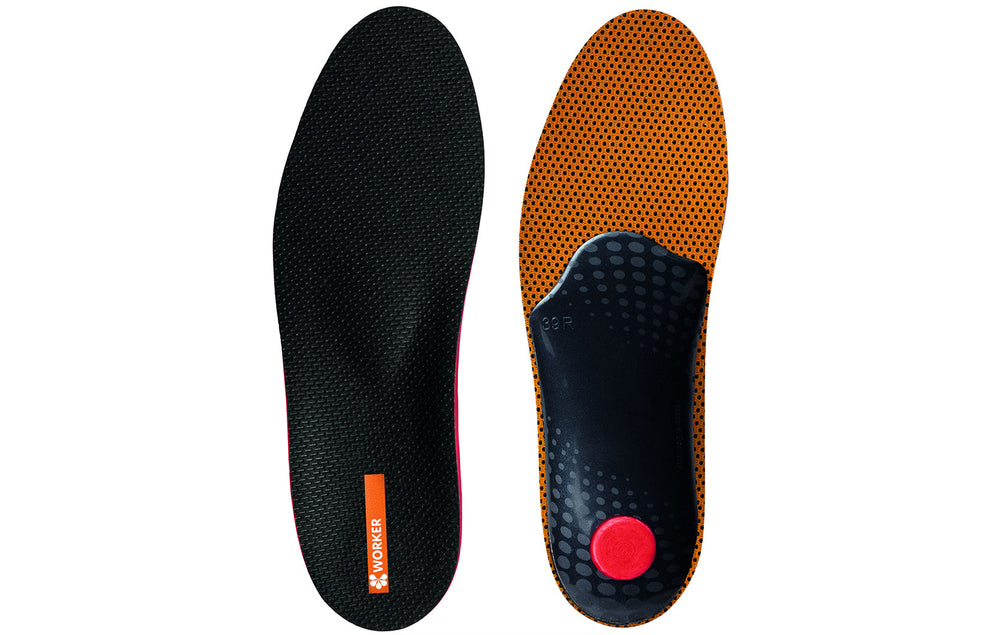 Worker - Heavy-Duty Orthotic Insole for Work Boots & Construction Footwear